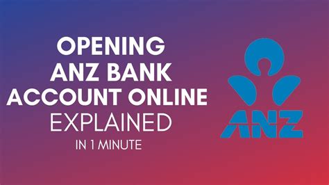 open anz bank account online.